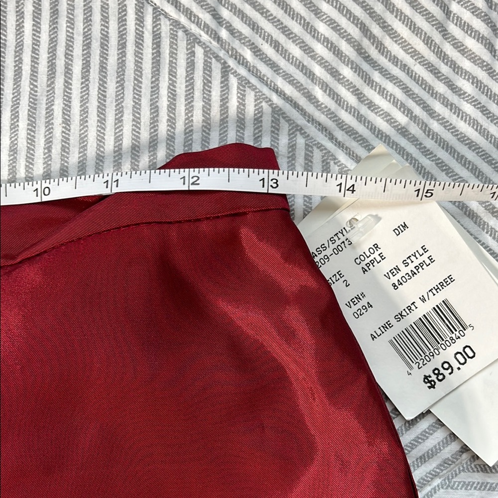 Michaelangelo Elegant Two Piece Red Evening Dress - Picture 10 of 10